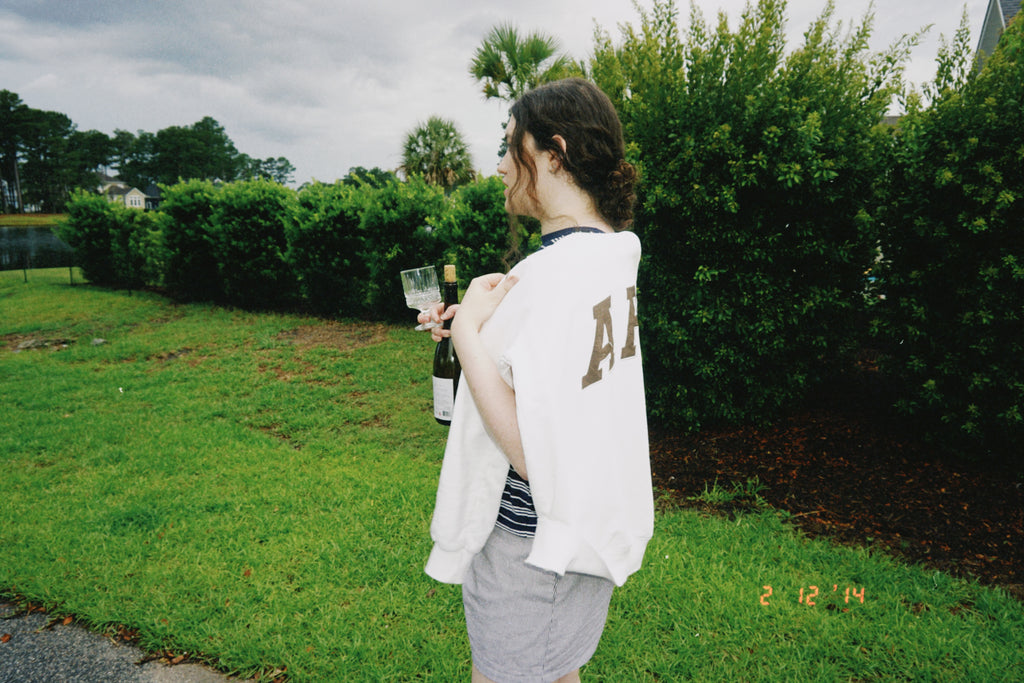 Varsity Mock Neck Sweatshirt