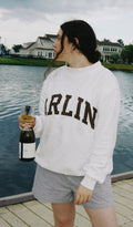 Varsity Mock Neck Sweatshirt