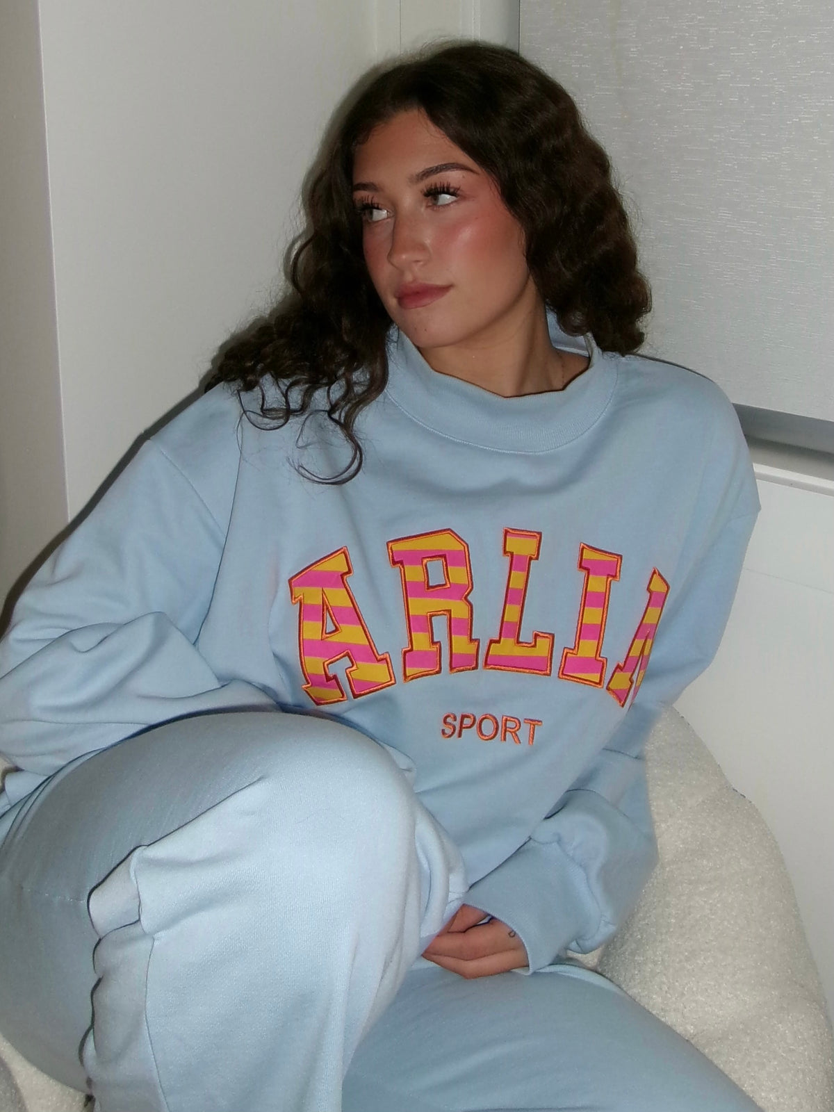 Sophie Cornblatt x Arlin Mock neck Sweatshirt