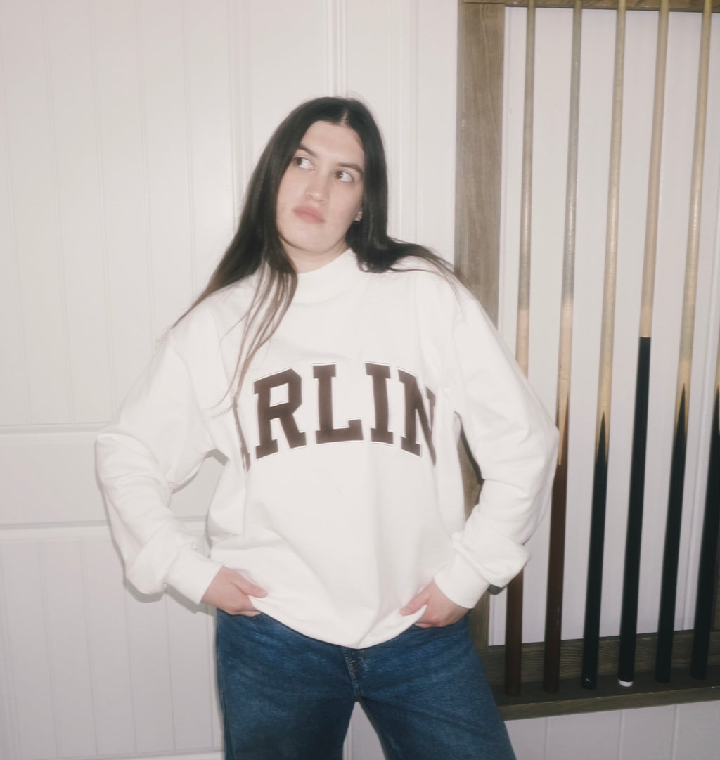 Varsity Mock Neck Sweatshirt