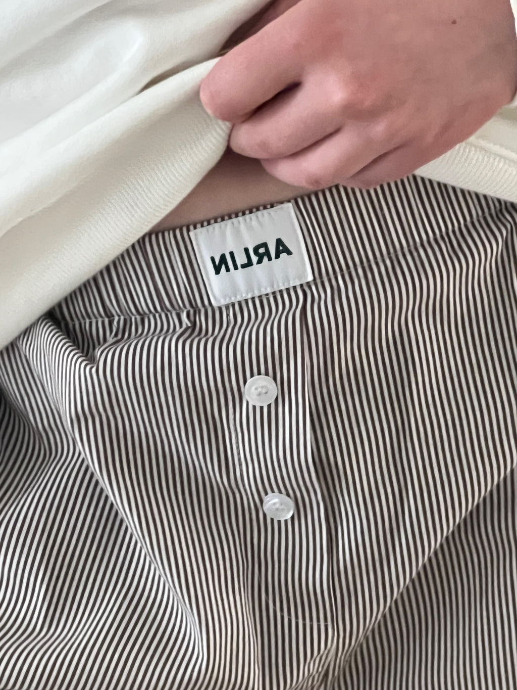 Striped Cotton Boxer Shorts